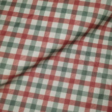 Tecido Tricoline Digital Xadrez Vermelho e Verde