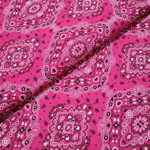 Tecido Tricoline Bandana Pink
