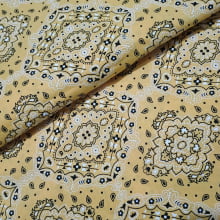 Tecido Tricoline Bandana Amarela