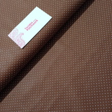 Tecido Tricoline Micro Marrom