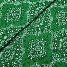 Tecido Tricoline Bandana Verde
