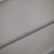 Tecido Tricoline Micro Poá Cinza Claro
