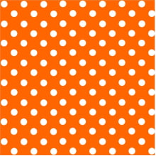 Tecido Tricoline Poá Laranja