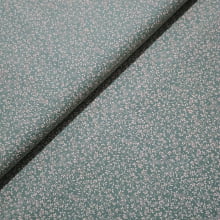 Tecido Tricoline Raminhos fd Verde